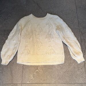 Vintage GAP Cream Cable Knit Sweater